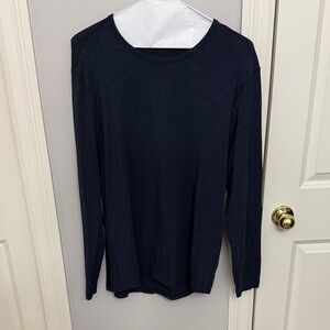 Lululemon 5 year basic Navy Long Sleeve T Shirt size XL